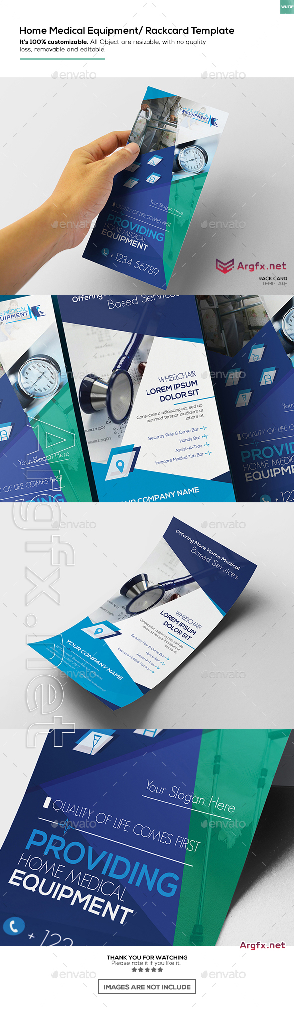 GraphicRiver - Home Medical Equipment/ Rackcard Template 16895897