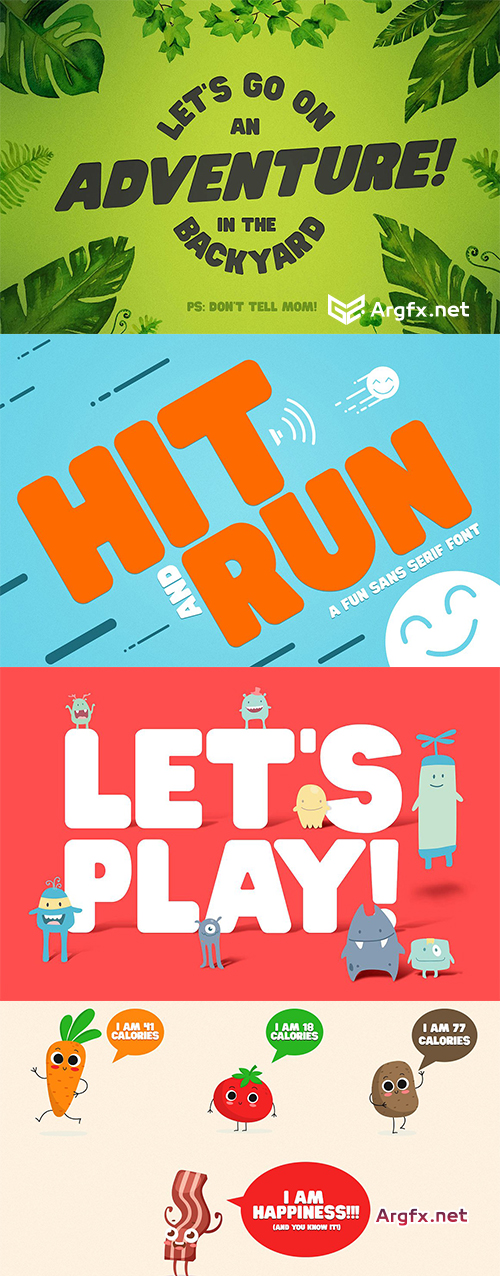 CM 1189392 - Hit and Run Font