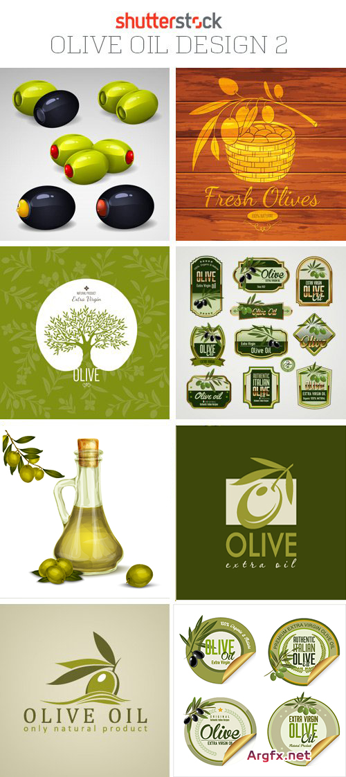 Amazing SS - Olive Oil Design 2, 25xEPS