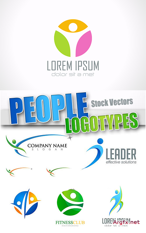 People logos 2 - Stock Vectors
