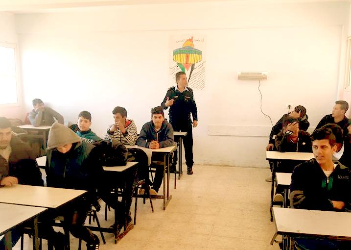 التوعية الشرطية في مدارس رام الله