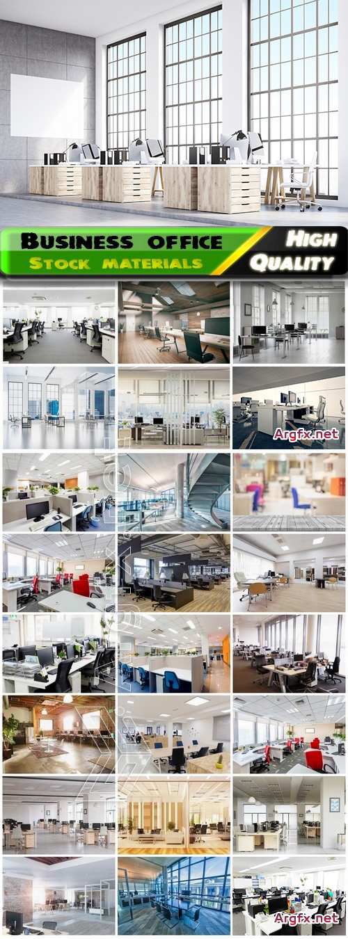  Business office and presentation room and workplace interior 25 Jpg