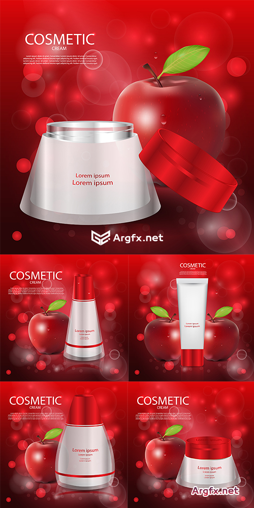 Luxury cosmetic Bottle package skin care cream