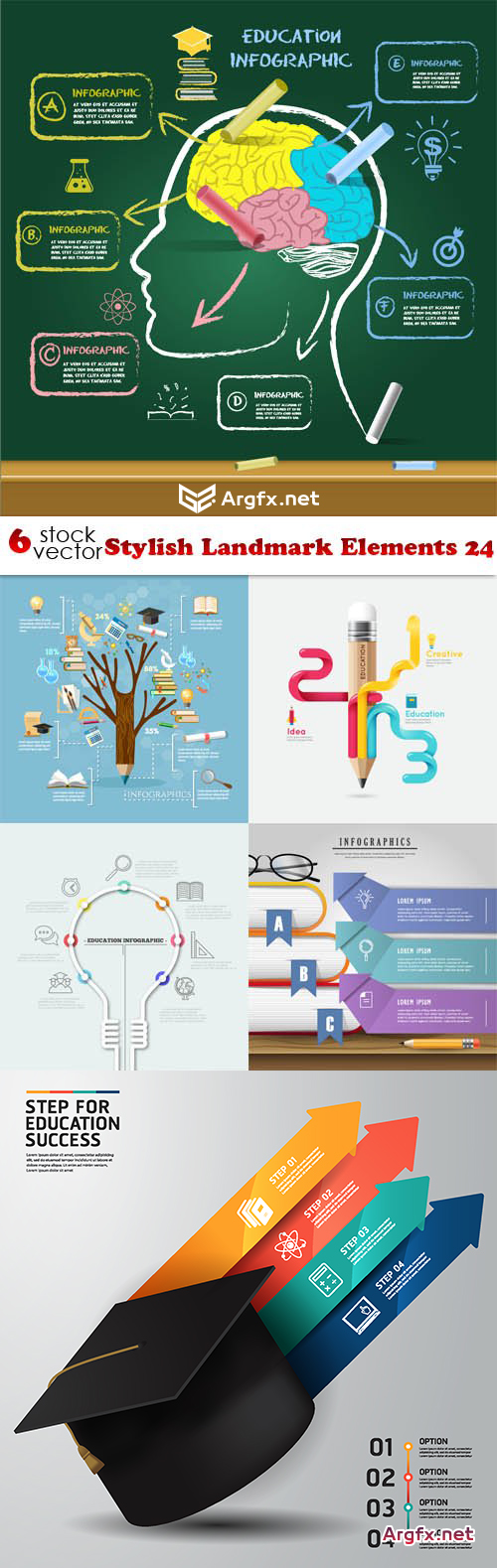  Vectors - Stylish Education Backgrounds 23