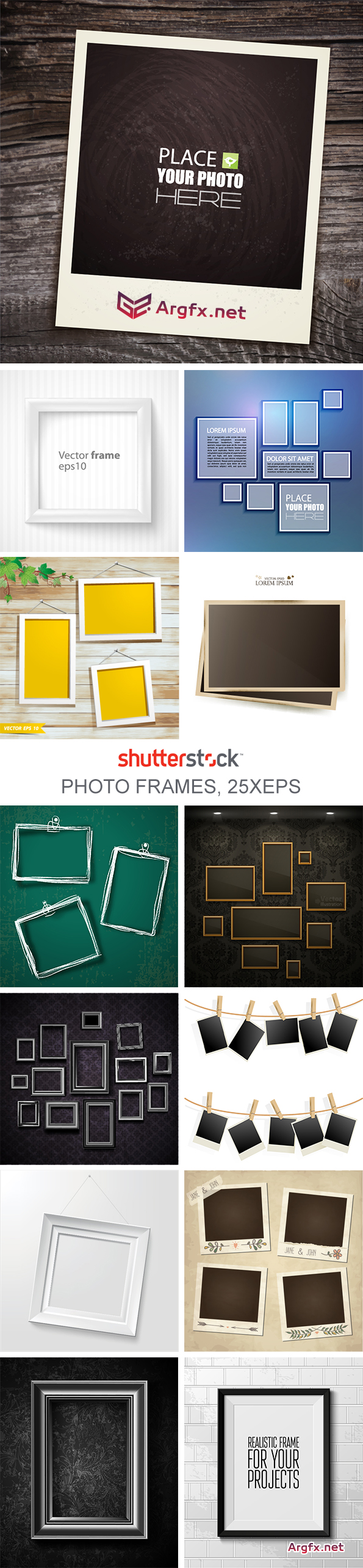 Amazing SS - Photo Frames, 25xEPS