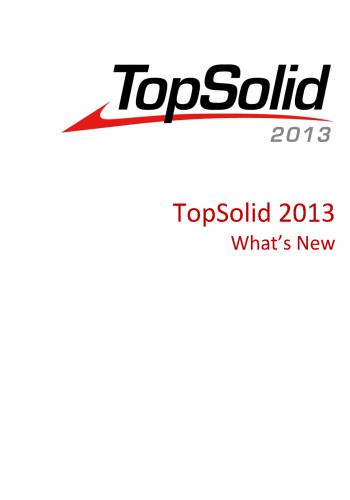 كتاب TopSolid 2013 What’s New P_7116izln1