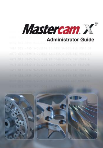 كتاب Mastercam X7 Administrator Guide P_763bxk7k2