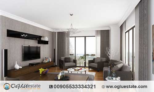 شقة فندقية للبيع بمقدم 20% في اسطنبول باهشا شهير  - 00905533334321 P_824togs96