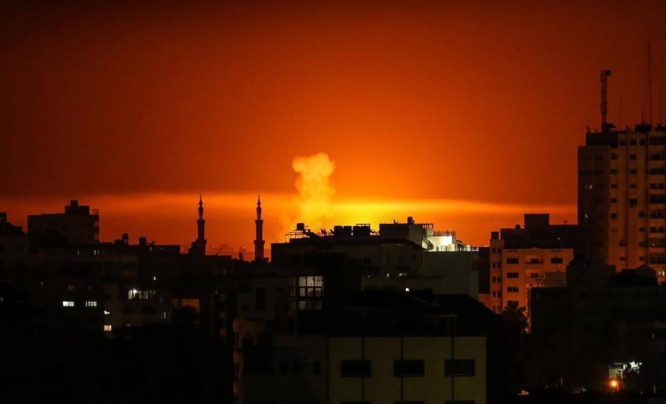 قصف الليلة في غزة