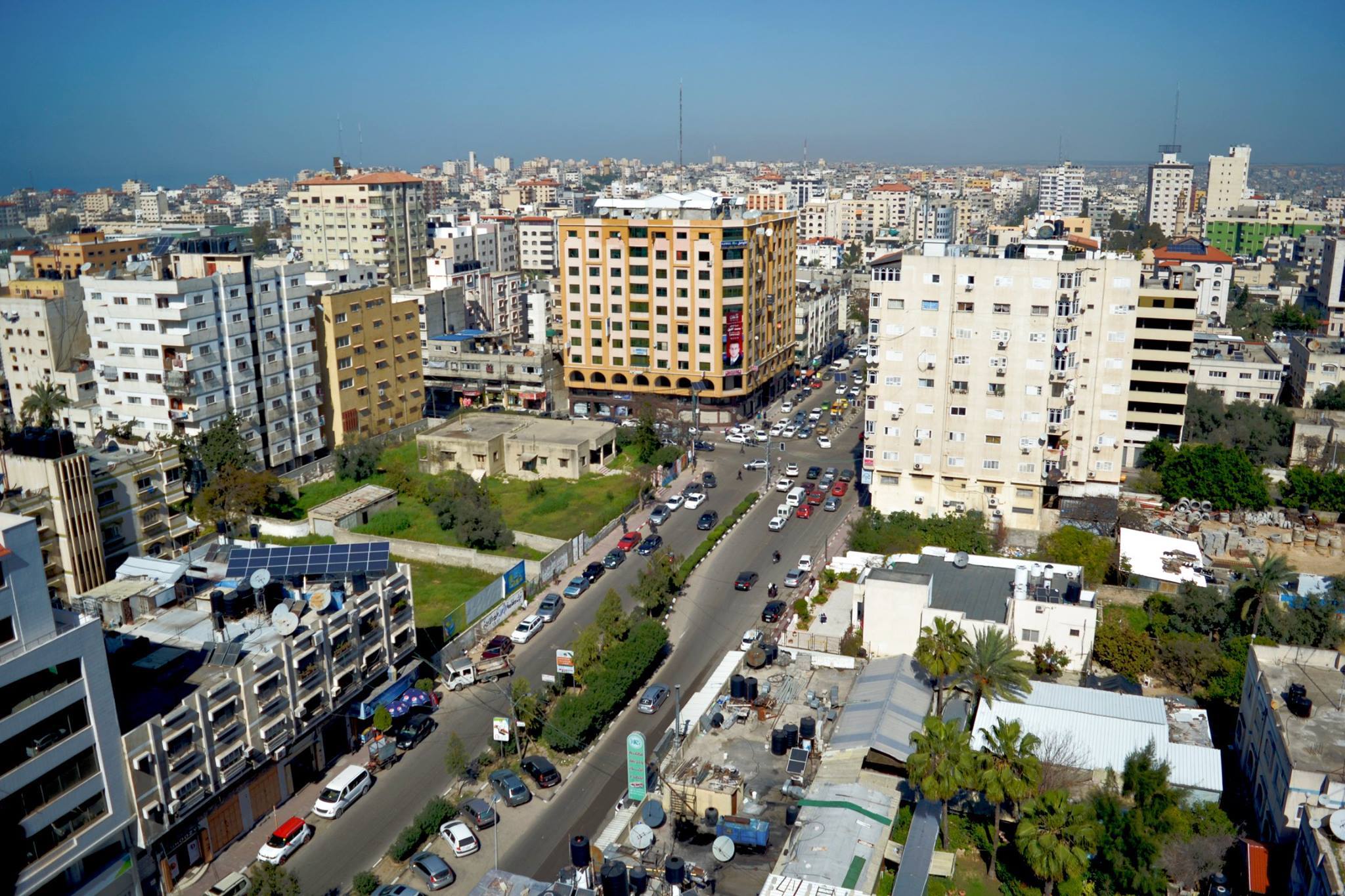 صورة لمدينة غزة